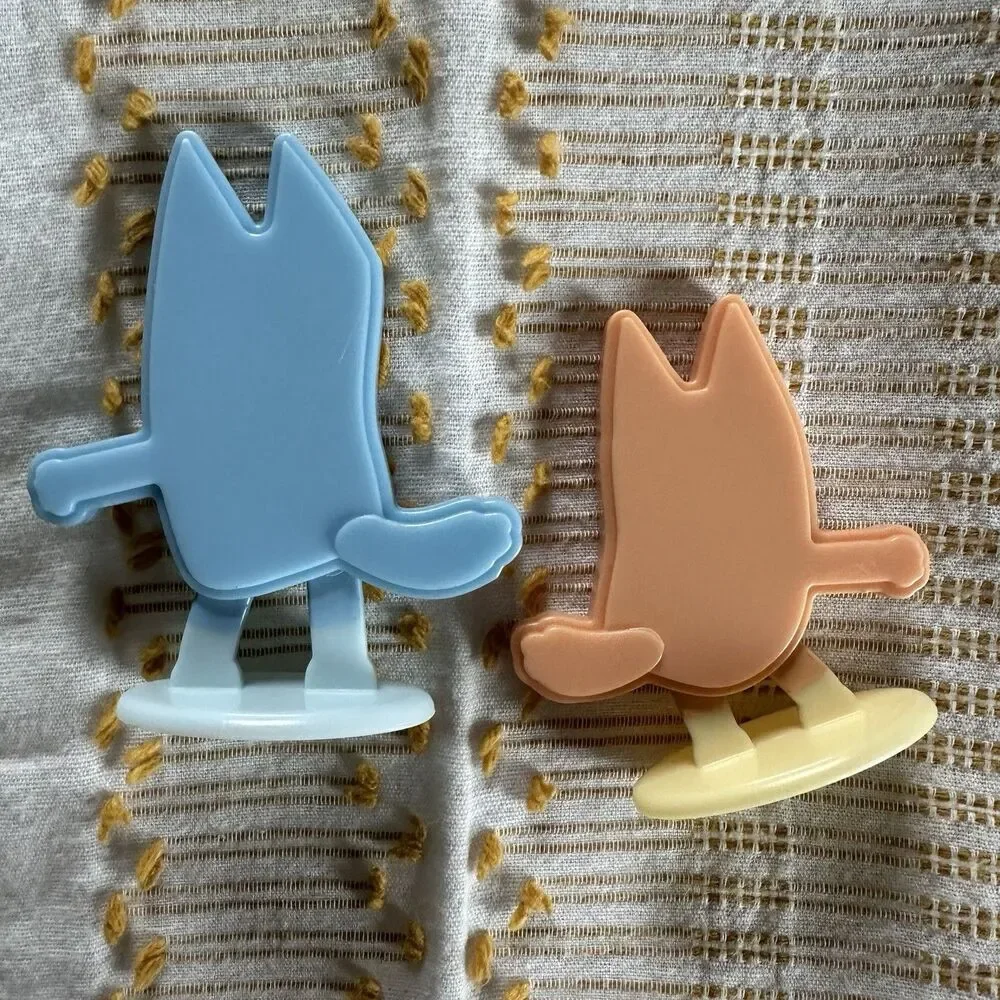 DecoSet Bluey Dance Mode Cake Toppers 2 Piece Decoration with Bingo